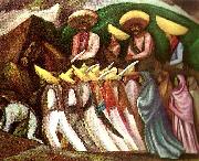 Jose Clemente Orozco zapatistas oil painting on canvas